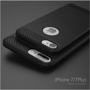 Carbon Fiber Brushed Phone Case For iPhone XS MAX XR X