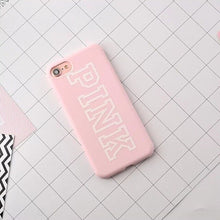 Load image into Gallery viewer, Fashion Letter PINK Lucky 7 Phone Case For iPhone X XS MAX XR