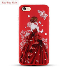 Load image into Gallery viewer, Luxury Beauty Girl Rhinestone Case For iPhone X XS