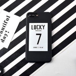 PINK Lucky 7 Phone Case For iPhone XS MAX XR X