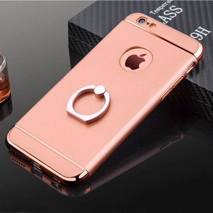 Luxury Electroplated Armor Case For iPhone 7 8 6 6s Plus 5 5s SE