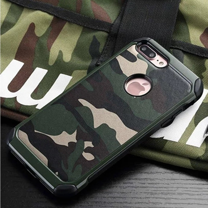 Army Camo Camouflage Pattern Cover For iPhone XR XS Max X 7 8 6 6s Plus 5 5s SE